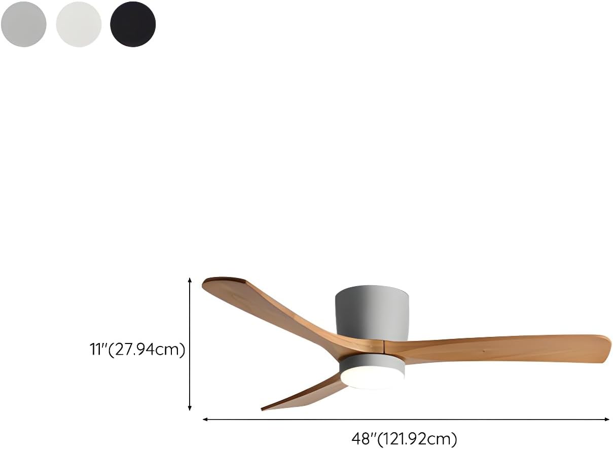 Diagram showing dimensions of the 48-inch ceiling fan light fixture