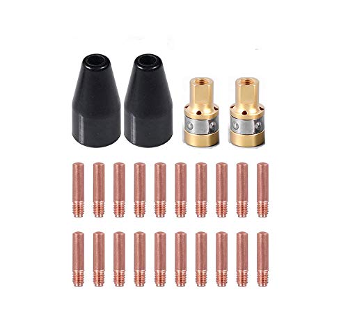 Image of USWELDWIRE Gasless MIG Kit Fits Miller M-100/M-150 Tip-Nozzle-Adapter 030" 226190 (.030" KIT)