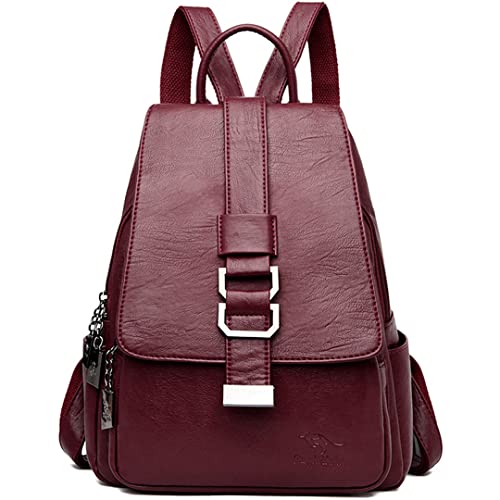 Mochila de Mujer Mochila Escolar Un Bolso de Hombro for Las Mujeres Bolsa de Hombro Ligero Moda Cover