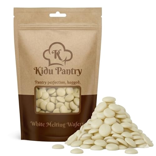 KIDU PANTRY Chocolate Melting Wafers Bulk Bag Perfect For Dipping, Deserts, Baking And More (1 Pound, White 2026)