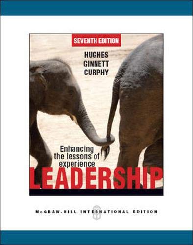 Leadership: Enhancing The Lessons Of Experience