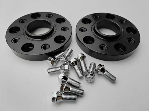 Adaptateur 5x112 57.1 cales espacement roue 25mm Audi A4 B7 boulons M14