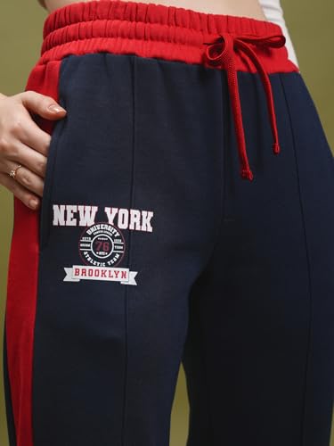 Image of Tokyo Talkies Women's Bootcut Regular Track Pants| Mid-Rise | Trackpant | Track Pants | Gymwear | Sports Wear