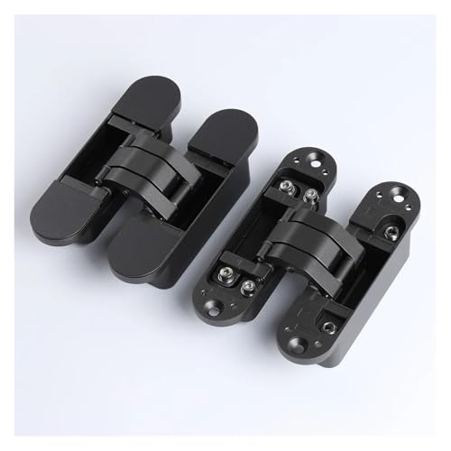 Charnière cachée AGB ECLIPSE 2.0 noire réglable 3D pour porte invisible - 7