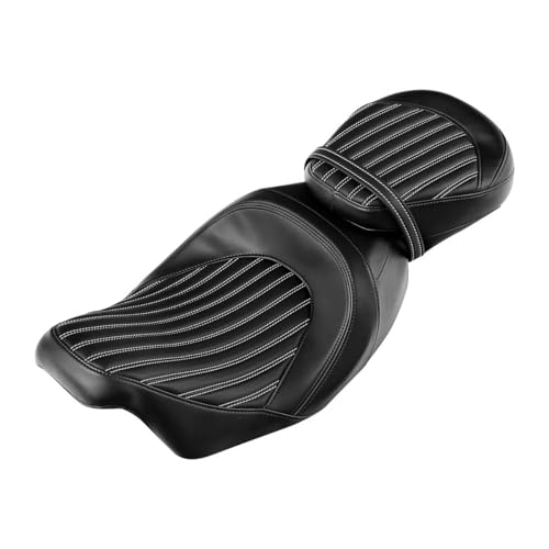 Seat double moto pour Route King FLHR 2009-2020 selle passager conducteur