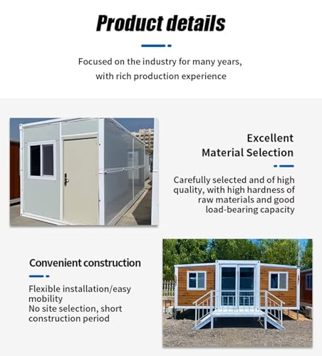 Expandable Prefab Container House 20Ft/40Ft, Folding Home Villa, Light Steel Prefabricated Modular House for Sale - Image 6