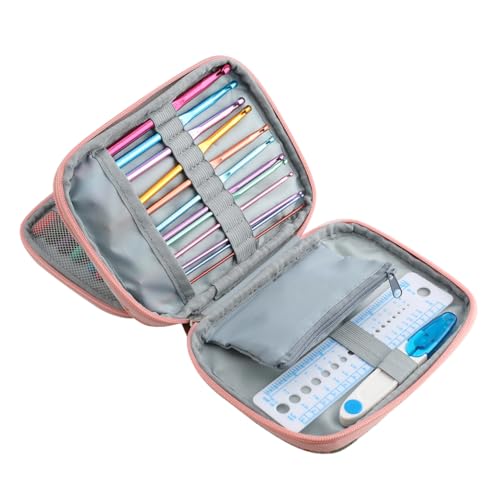 Ensemble d'aiguilles de tricotage 10 tailles avec kit outils tricot pour femmes et foyer