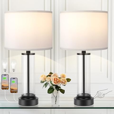 Seealle Touch Bedside Lamps Set Cover