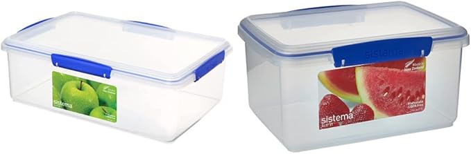 Amazon.com: Sistema Large Food Storage Containers with Lids (1830 ...