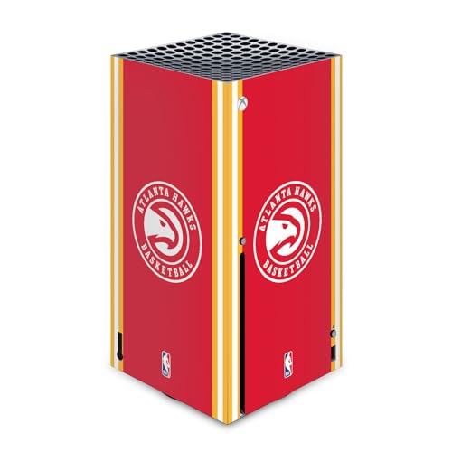 Skin Xbox Series X Atlanta Hawks anti-rayures pour console logo NBA officiel