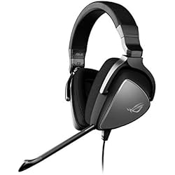 Cascos Delta ASUS ROG Delta Core Wired Gaming Headset (Detachable Discord Certified Mic, 7.1 Surround Sound, 50mm Drivers, Hi-Res Audio, 3.5mm, For PC, Mac, Switch, Xbox One, PS4, PS5, Mobile Devices)- Black