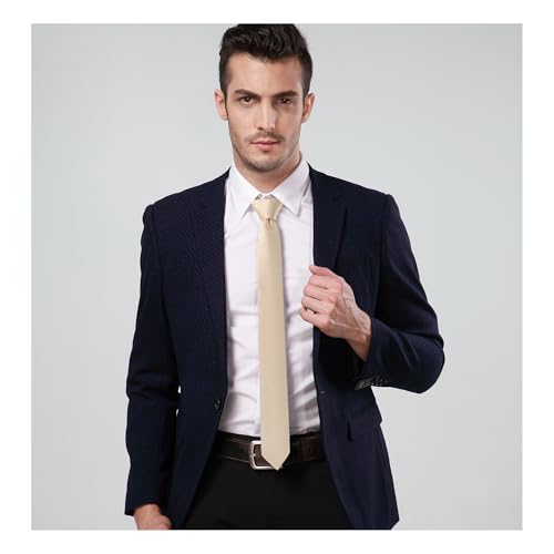 Image of Landisun Black Tie Men Women Solid Skinny Ties Slim Ties Satin Tie