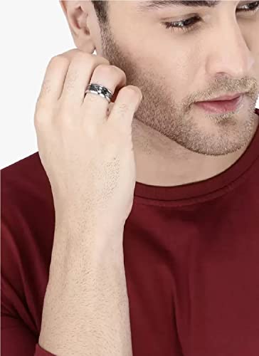 Image of Men's Stainless Steel Western Style Band Rings Collection for Men /Boy's