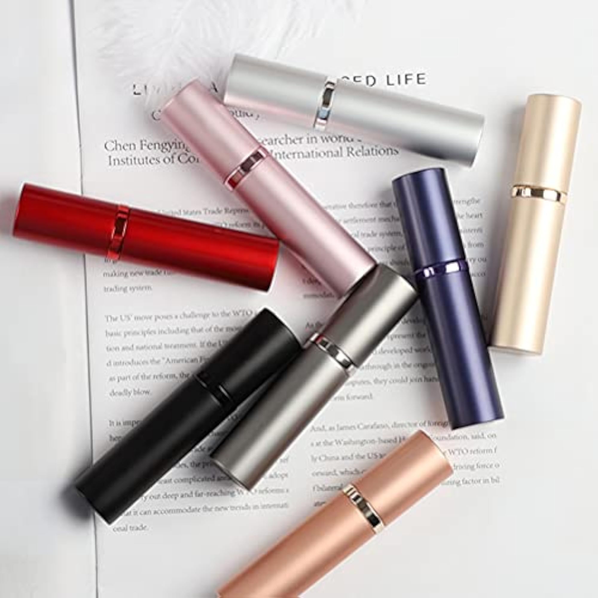 Fine Mist Sprayer Perfume Bottle for Travel, Lavender