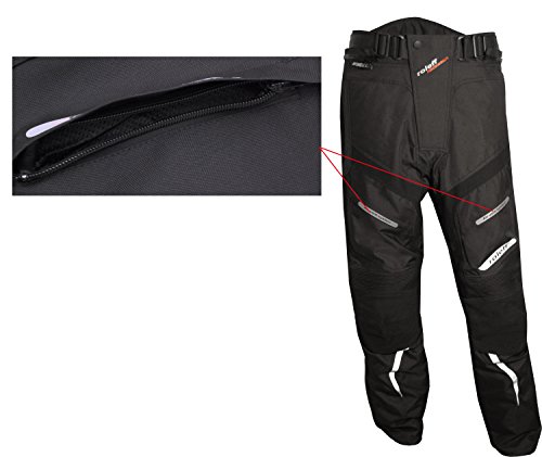 ROLEFF RACEWEAR Pantaloni Moto in Pelle/Tessuto
