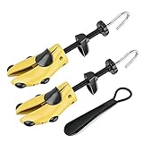Shoe Stretcher Men for Wide Feet,2 Pack XL Mens Size 10-13 Shoes Tree,Large Plastic Mens Bunion Leather Shoe Stretchers for Size 9-14,Adjustable Xlarge Leather Shoe Widener Shaper for Width and Length