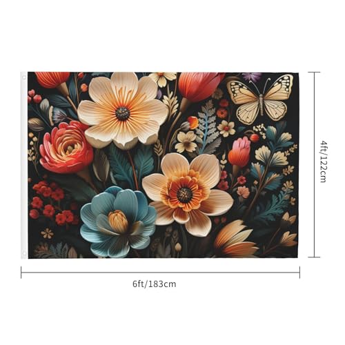 Drapeau de maison floral pour embellir votre jardin en toutes saisons - 2