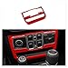 lifmagic Panneau de Commande de fenêtre de la fenêtre Central Central de Voiture Fit pour Jeep Wrangler JL 2018-202020 (Color Name : Red)