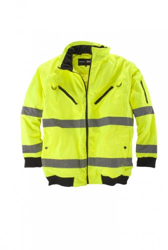 Abraxas Arbeits-Jacke/Weste in Übergröße, gelb, Größe:8XL