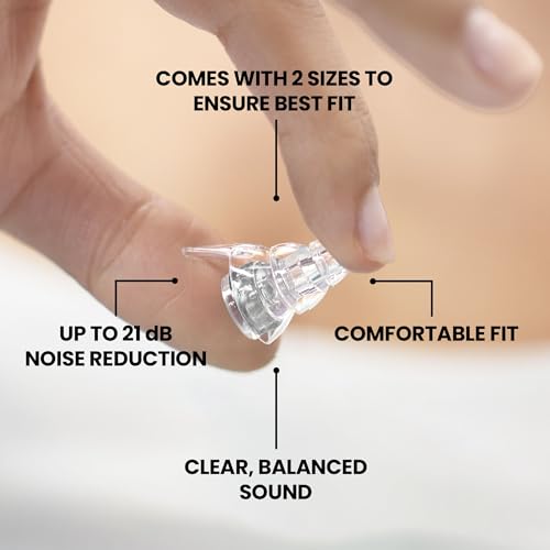 Image of Eargasm High Fidelity Sick New World 2026 Music Festival Earplugs - Hearing Protection for Concerts, Festivals, Musicians, DJs, Night-Life, Motorcycles with High Fidelity Noise Reduction up to 21 dB