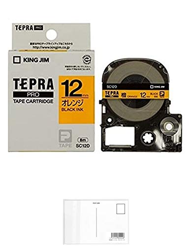 �L���O�W�� �e�[�v�J�[�g���b�W �e�v��PRO 12mm SC12D �I�����W + ��މ��h�b�g�R�� �|�X�g�J�[�hA