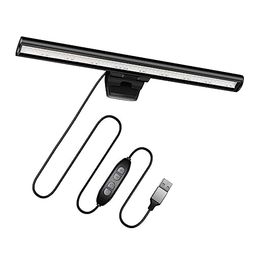 DOITOOL Monitor Lamp Led Dimmable Screen Light Bar Monitor Hanging Light for Desk Office Study