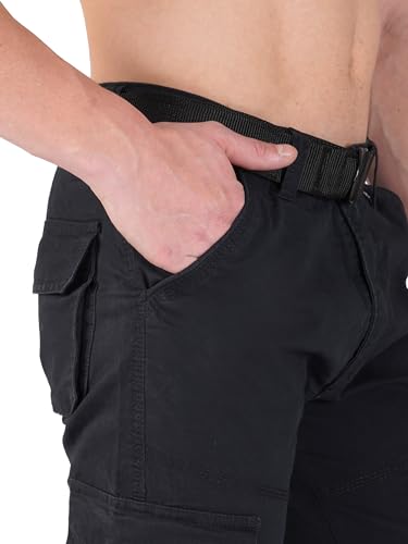 Image of Urban Legends Cargos for Men || Men's Cotton Regular Fit Cargo Joggers with 6 Pockets || Casual Pants || (UL-1R6)