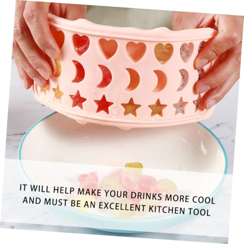 Molde de silicona para cubos de hielo LIFKOME color rosa miniatura 5