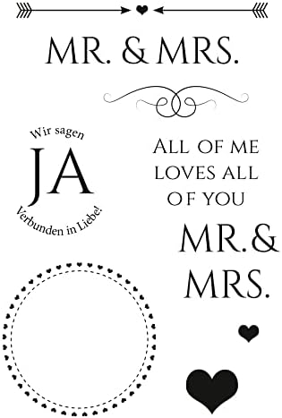 EFCO Stempel Clear - Hier Öffnen Stempel A7 74x105mm 11-teilig Transparent