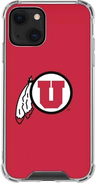 Skinit Clear Phone Case Compatible with iPhone 14 - Officially Licensed University of Utah Logo Design