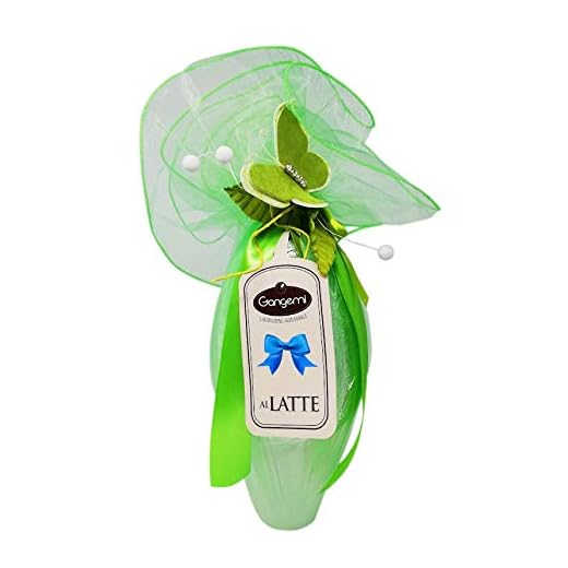 Uovo di Pasqua lavorazione Artigianale cioccolata al latte 54% con sorpresa 500 gr