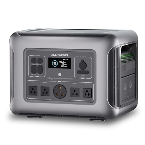 ALLPOWERS R2500 Portable Power Station, 2016Wh LiFePO4...