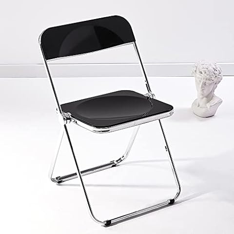 KAIHAOWIN Klappstuhl,Transparent Stuhl,Klappsessel für Esszimmer Cover