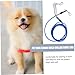 POPETPOP Heavy Duty Dog Tie Out Cable with Swivel Hook Shock Absorbing Spring 15ft Leash for Small to Medium Pets Tangle-Free Dog Runner for Outdoor Use