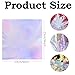WXGXIN 200Pcs 9x9 Inch Cellophane Sheets, Iridescent Cellophane Wrap for Candy, DIY Arts Crafts Decoration