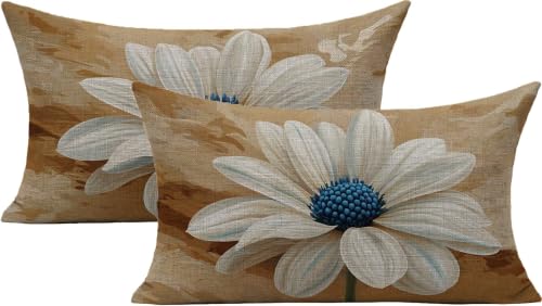 Housse de coussin imperméable 50x70cm jaune pour protéger vos canapés extérieurs de l'eau
