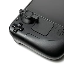 Glistco Joy Guardians - Joystick Stabilizer Clamps Compatible with Valve Steam Deck LCD Edition Black