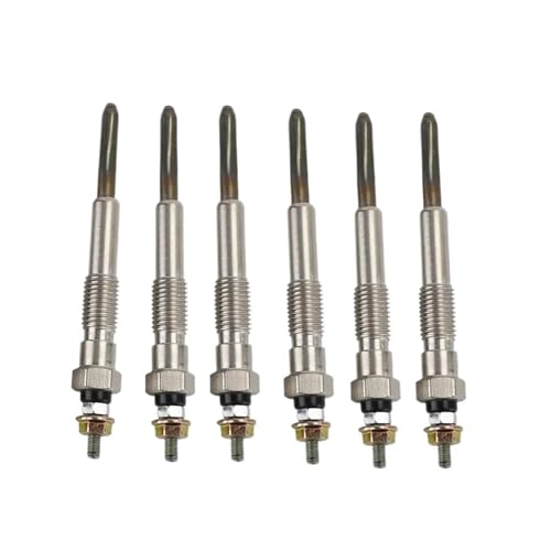 19850-68050 6Pcs Engine Car Spark Plugs 12 Volt Spark Glow Plugs Fit For Toyota Landcruiser HJ47 HJ60 HJ75 4.0L 2H Fit For Diesel 1968-2001
