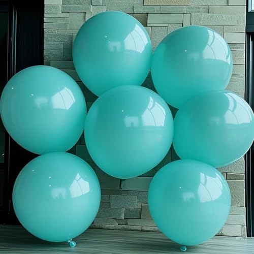 Image of 30 Pack Teal Balloons 36 inch Turquoise Latex Giant Balloons for Party Decorations and Events