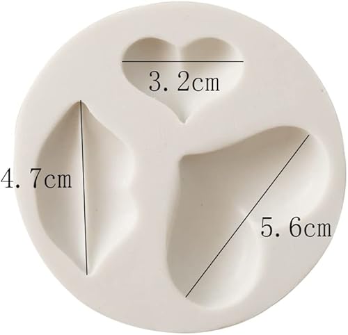 Miniatura 4 de Moldes de silicona para labios, molde de resina epoxi de corazón de bricolaje, molde personalizado para manualidades de boca de silicona