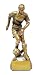 Decade Awards Soccer Goldstar Trophy, Male - Futbol Award - 8 Inch Tall - Engraved Plate on Request