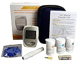 EasyLife Blood Cholesterol Monitor kit 3 in 1 Meter System, Glucose and uric Acid Test kit