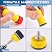 268 PCS 1 Inch Wet Dry Sanding Discs and Drums, 60 to 10000 Grit Wet Dry Sandpaper Micro Sand Paper with 1/8