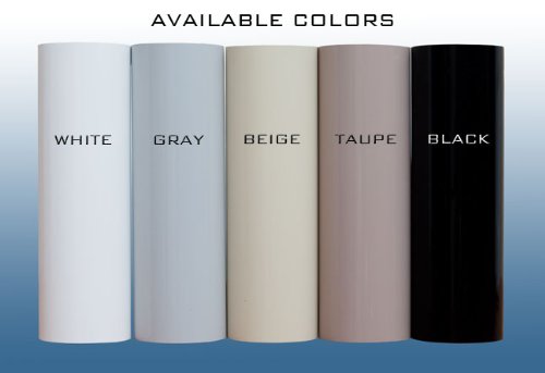 SAFTRON 48in x 32in Return to Deck 4 Bend Hand Rail Black RTD-448-BK