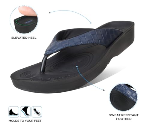 Image of AEROTHOTIC Comfortable Arch Support Flip Flops for Women Orthotic Sandals