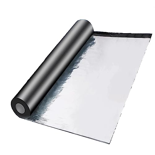 Ruban de solin en butyle, Ruban de réparation de fuite extérieur, ruban adhésif en aluminium Sealan(0.5x1m(1.6x3.3ft))