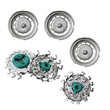 SH70/62 Replacement Blade Razor Cutter Head For Philips Norelco S6000 S7000 S7310 7530 S6810 S6850 S6880 S9321 S9511 S9531 S9721 & Star Wars SW6700/91 & SW9700/83 Pack of 3