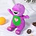 AREM Barney Toys Singing Friend Barney Stuffed Animals Dinosaur Barney Singing I Love You Children's Plush Puppet Toy （10in）