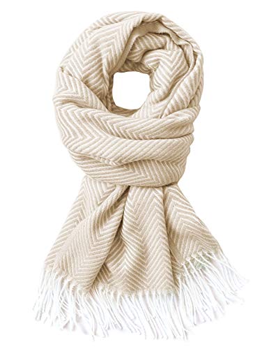 Dahlia Women's Winter Scarf - Synthetic Cashmere, Long & Soft - Main Image
