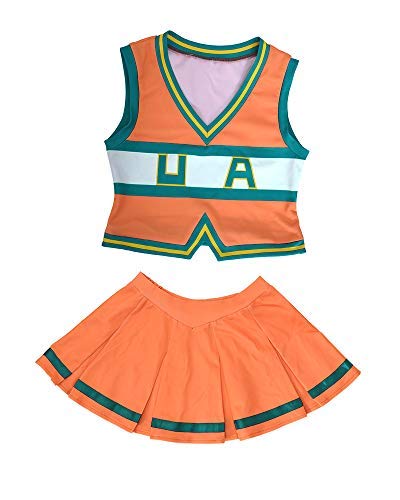 Amazon | Miccostumes 女性 高校 チアガール チア コスプレ 衣装